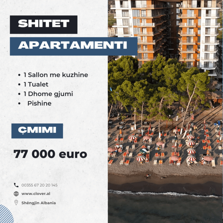 Shitet Apartamenti 1+1